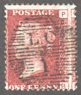 Great Britain Scott 33 Used Plate 209 - PB - Click Image to Close